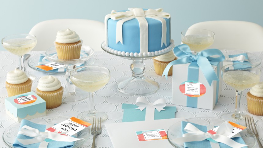 Avery Design Templates for Birthday Labels | Avery Australia